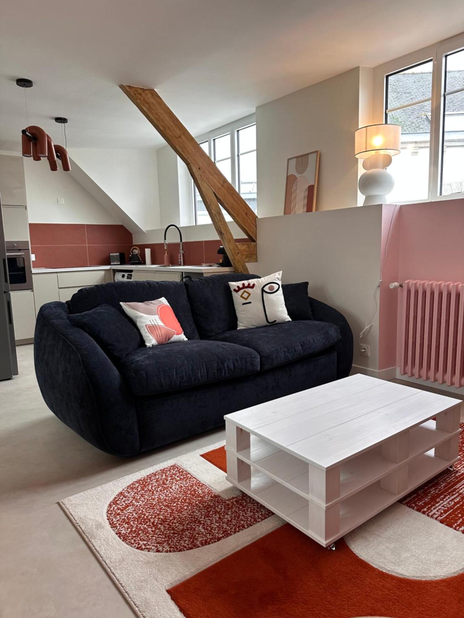 Grand Appartement Ultra Moderne Plein Centre, Plage A Pieds, Avec Parking Concarneau Dış mekan fotoğraf